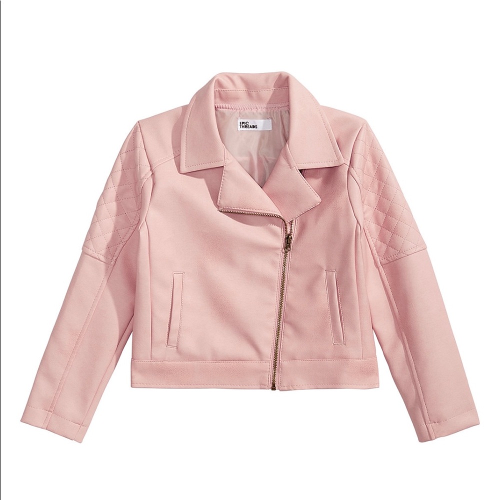 Little girls quilted Moro jacket